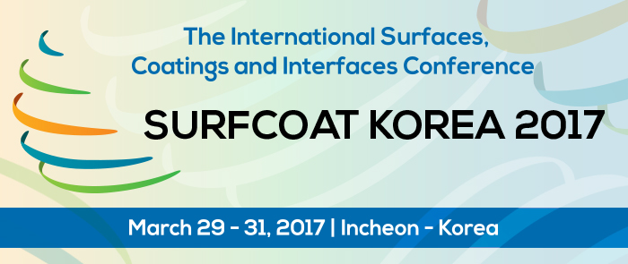 The International Conference on Surfaces, Coatings and Interfaces - SurfCoat Korea 2017